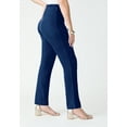 thumbnail image 3 of Roaman's Women's Plus Size Petite Plus Size Comfort Stretch Straight Leg Jean, 3 of 3