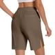 thumbnail image 4 of WILLBEST Pantalones Capri Casuales para Mujer, de Verano, Elásticos, Hasta La Rodilla, para Entrenamiento, Yoga, Informales, con Cintura Elástica, con Bolsillos, 156 Chica, 4 of 4
