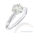 thumbnail image 2 of Round Brilliant Cut Moissanite by Charles & Colvard Solitaire Engagement Ring in 14k White Gold, 2 of 4