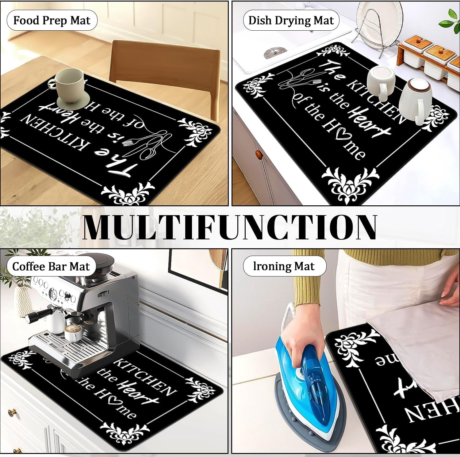 Stove Top Cover for Electric Stove 28 "x 20 ", The Kitchen Is the Heart of the Home Heat Resistant Glass Top Stove Cover Protector, Glass Cooktop Covers, Kitchen Flat Electric Stove Top Covers