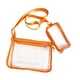 thumbnail image 4 of Bolsa transparente impermeable de gran capacidad para estadios, conciertos al aire libre. Naranja, 4 of 9