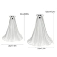 thumbnail image 6 of OIUR Halloween Decoration Light-Up Spooky Ghost Dog Statue Battery Operated Remote String Lights Front Door Porch Yard Lawn Decor, 6 of 7