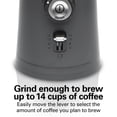 thumbnail image 4 of Hamilton Beach Custom Grind Electric Coffee Grinder, 14 Cups, Grey, 4 of 8