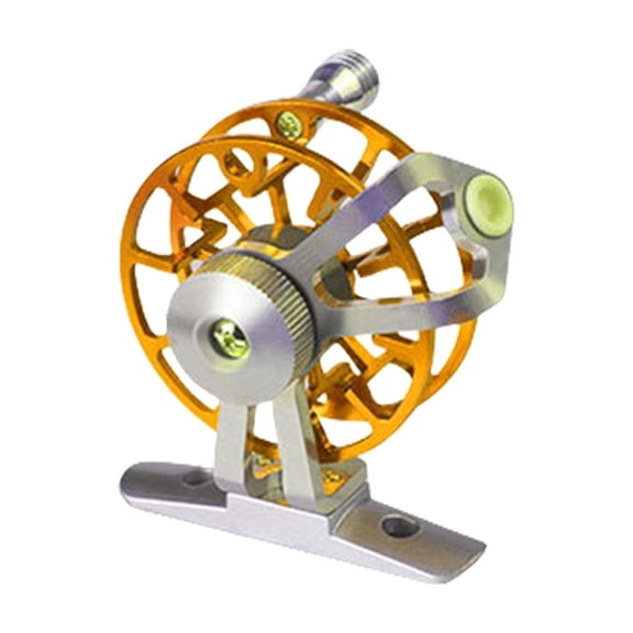 Winter Ice Fishing Wheel Fly Reels Heavy Duty Aluminum Fly Fishing Reels for Trout Pike Fishing Tackle