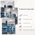 thumbnail image 5 of Chicago Skyline Wall Art for Living Room, Modern City Pictures Canvas Wall Decor for Office Bedroom 3 Pieces Set Night Scene Prints Paintings for Home 12"X16", 5 of 8