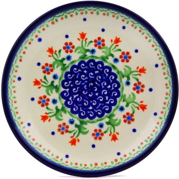 Polmedia Spring Flowers Polish Pottery Decorative Plate