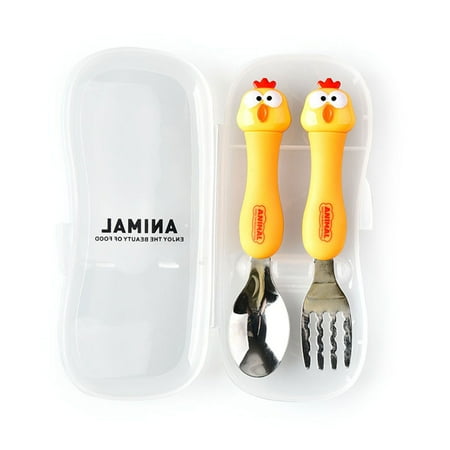 

Children 304 Stainless Steel Spoon Baby Eating Supplementary Food Soup Spoon Set