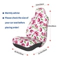 thumbnail image 3 of Daiia Lilies Flowers Printed Car Seat Cover - Waterproof & Sweatproof - Universal Fit, Machine Washable, Non-Slip - Seat Protector for Car, Truck, SUV, Van (1 Pack), 3 of 5