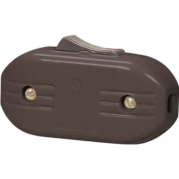 Cooper Wiring 4892089 Cord Switch - Brown