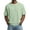 Green, variant on T Shirts for Man Waffle-Weave, Round-Neck, Short-Sleeve T-Shirt,Sizes S-3XL