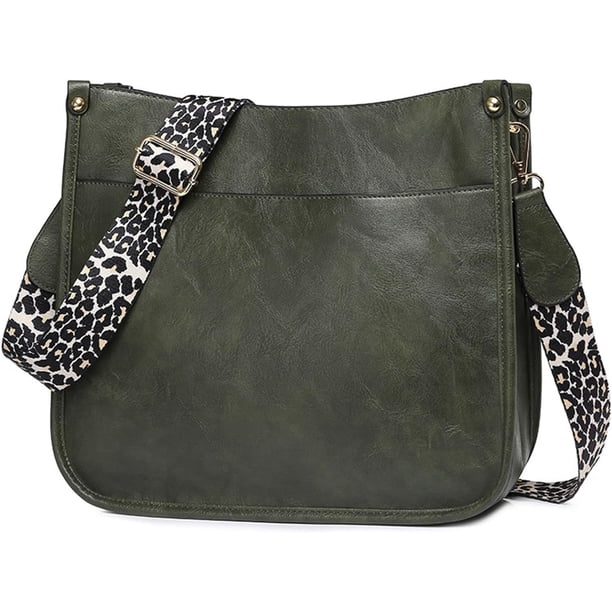 LHSHID Crossbody Bags for Women Leather Hobo Shoulder Bag Tote Purses Handbag Satchel Bag