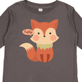 thumbnail image 4 of Inktastic Cute Fox Hello Boys or Girls Long Sleeve Toddler T-Shirt, 4 of 5