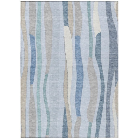 Dalyn Rugs Machine Washable Indoor/Outdoor Chantille ACN2188 Sky 2'6" x 3'10" Rug