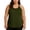 Army Green, variant on Plus Size Women’s Racerback Tank Tops, Sleeveless Crewneck Workout & Casual Summer Camisole Purple XXL