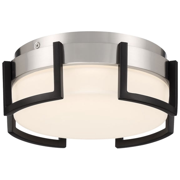 George Kovacs Lighting - Bezel Set - 15W 1 LED Flush Mount-3.88 Inches Tall and