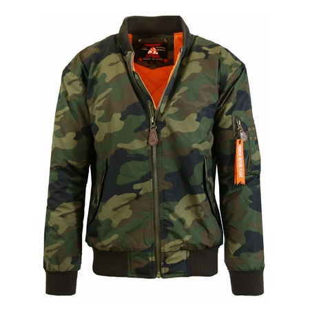 Men's Heavyweight MA-1 Bomber Flight Jacket