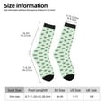 thumbnail image 2 of Logiee Cute Crocodile Print Adult Socks for Men & Women,Calf Socks, Ankle Socks,Boots Socks,Breathable Casual Sock,Unisex Crew Socks, 2 of 6