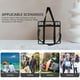 thumbnail image 4 of Bolsa de hombro transparente de 1pc Bolso de almacenamiento de bolso impermeable, 4 of 5