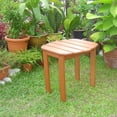 thumbnail image 5 of Linon Adirondack Solid Acacia Wood End Table, 18" Tall, Acorn Finish, 5 of 15