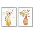 thumbnail image 4 of Stupell Industries Boho Wildflower Botanical Arrangements Aztec Patterned Vases,24 x 30, Design by Tava Studios, 4 of 5