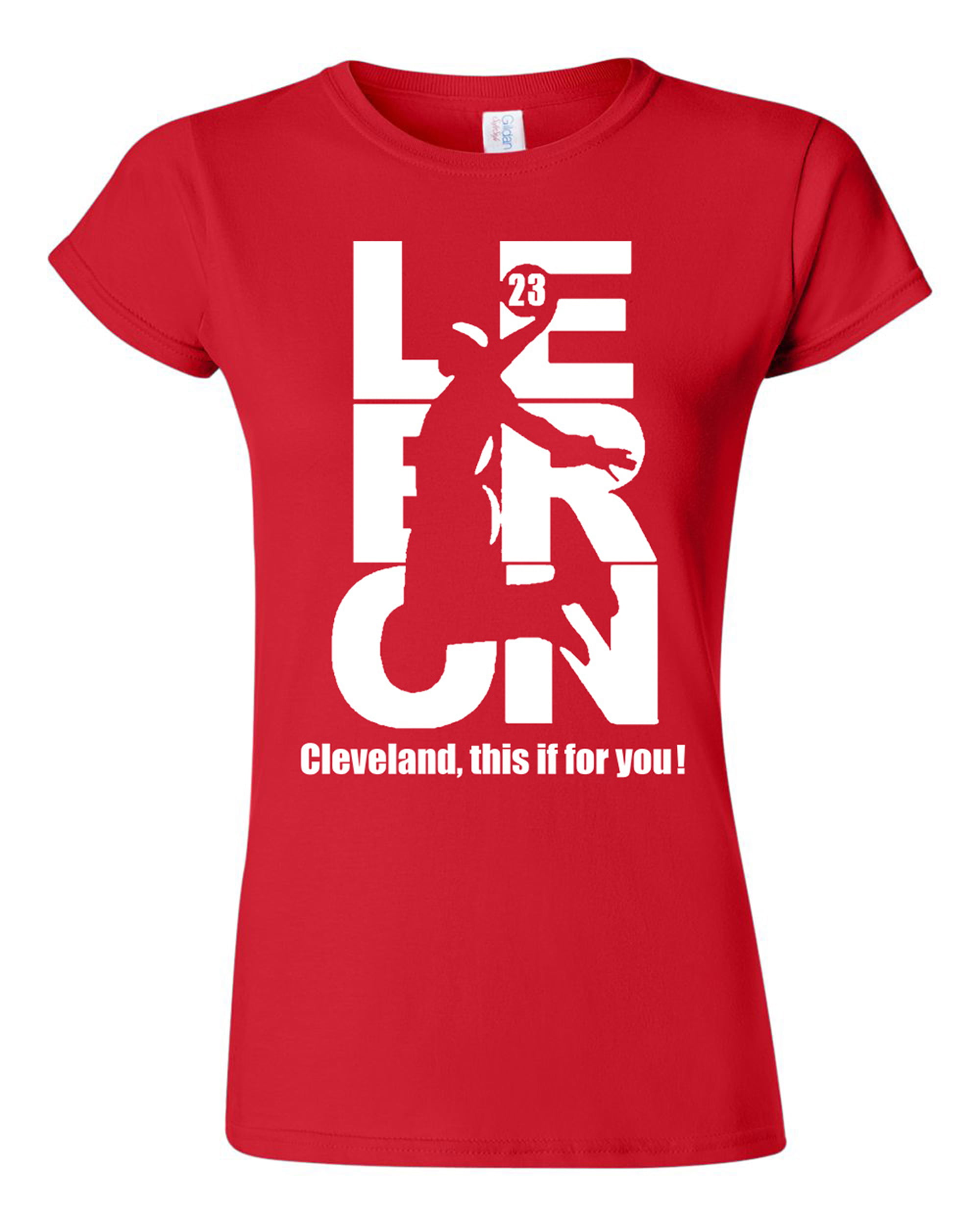 Lebron Fan Wear Cleveland Basketball Front And Back Youth Kids T-Shirt Tee 