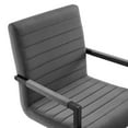 thumbnail image 4 of Modway Savoy Performance Velvet Dining Chairs - Set of 2 in Gray, 4 of 9