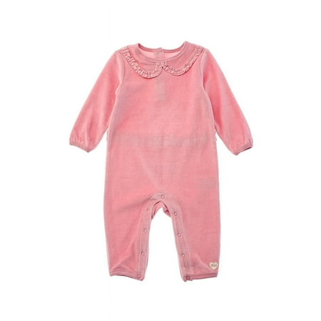 Juicy Couture girls Footless Coverall, 18M, Pink