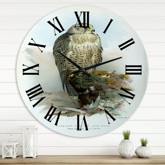 Designart 1 in Quartz Traditional Wall Clock