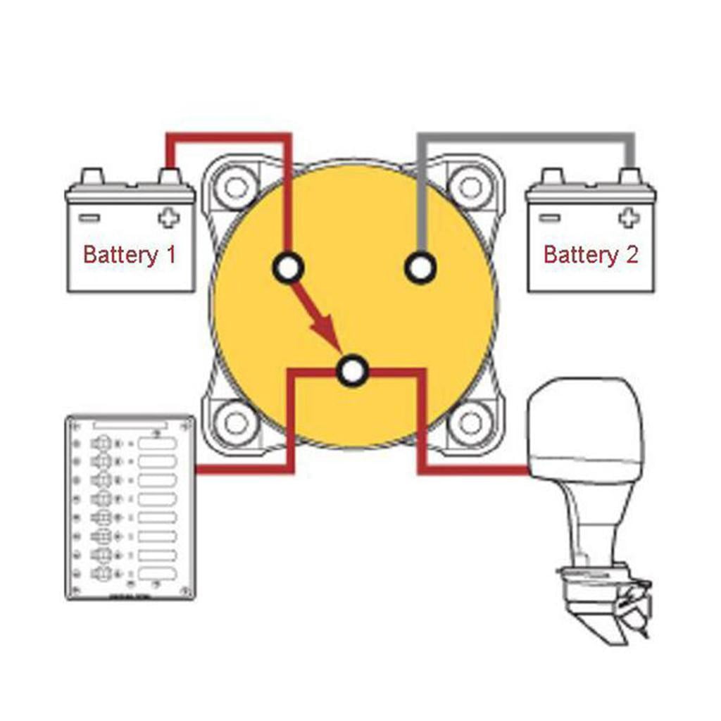 Wzmzjy 2x 12V/24V 3 Speed ON-OFF Battery Selector Isolator Disconnect Switch