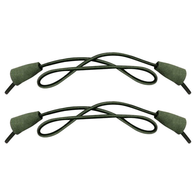 Cordones Endoto Hey Dude elásticos verde militar 36 cm