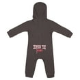 thumbnail image 3 of Newborn & Infant Colosseum Charcoal Alabama Crimson Tide Zando-Zan Waffle Full-Snap Hooded Romper, 3 of 3