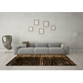 thumbnail image 3 of Ahgly Company Indoor Rectangle Abstract Orange Modern Area Rugs, 7' x 9', 3 of 4