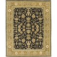 thumbnail image 1 of Due Process Stable Trading Mirzapur Mahal Black & Dark Gold Area Rug, 8 x 10 ft., 1 of 1