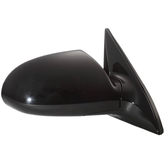 65523Y - Fit System Passenger Side Mirror for 07-10 Hyundai Elantra sedan, black, PTM, foldaway, Heated Power Fits select: 2010 HYUNDAI ELANTRA TOURING
