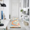 thumbnail image 4 of Yayeee Runner Rug for Bedroom 2'x6' Machine Washable Hallway Non Slip Mat, Pink Retro Sun, 4 of 8