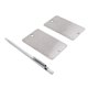 thumbnail image 4 of Placas 2PCS Placas De Frase Crypto Bitcoin Placa De Almacenamiento Mnemónico De Frase De 24 Palabras Y Pluma De Metal Respaldo De Recuperación A Prueba De Agua A Prueba De Fuego, 4 of 7