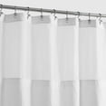 thumbnail image 3 of Awesome Home Waffle Weave Shower Curtain with Snap-in Liner 12 Hooks Included 71"Wx72"L - White, 3 of 5