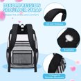 thumbnail image 4 of DAKIMOE Fashion Clear Backpack For School Women School Bookbag Heavy Duty Transparent Backpack, Clear Bookbag, 4 of 9