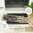 thumbnail image 3 of Evergreen Ho Ho Ho Sassafras Indoor Outdoor Switch Doormat 1'10"x10" Multicolored, 3 of 4