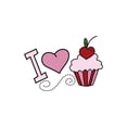 thumbnail image 2 of CafePress - I Love Cupcakes - Large Beach Towel, Soft 30"x60" Towel with Unique Design, 2 of 3