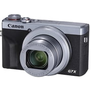 Canon PowerShot G7 X Mark III Digital Camera (Silver) + 64GB Memory, Case, GripSter Pod, and More (Essential Bundle) (International Version)