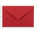 TRAHOO140 Mini Envelopes 14 Assorted Colors,Gummed closure, Gift Card