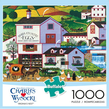 Buffalo Games Charles Wysocki - The Quiltmaker Lady - 1000 Pieces 