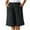 Black, variant on Jalioing Women's Summer Casual Shorts Wide Leg Loose Shorts with Pocket Elastic High Waist Knee Length Shorts