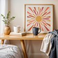 thumbnail image 5 of Colorful retro sunshine - Illustration Boho Abstract Geometric Retro Minimalist Mid-Century Modern Unframed Wall Art Print 36 x 36 inches, 5 of 9