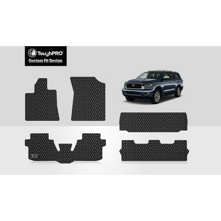 Toughpro Toyota Sequoia Full Set With Cargo Mats All Weather