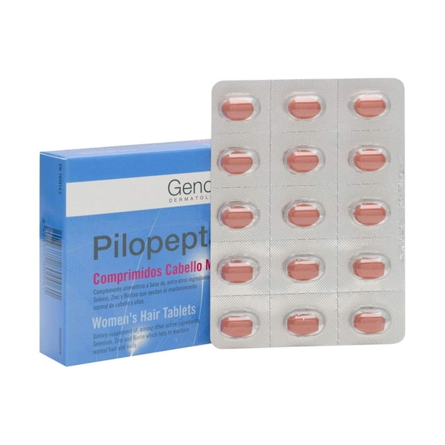 Tratamiento para el crecimiento del cabello Genové Pilopeptan Woman 60 comprimidos