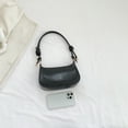 thumbnail image 3 of Women Fashion Armpit Bag Crocodile Pattern Crossbody Bag for Gift (Purple), 3 of 10