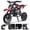 Red 01A, variant on TOXOZERS 50cc Dirt Bike, 2-Stroke Off-Road Mini Pit Bike for Teens, Motorized Motocross with Dual Suspension and Front & Rear Disc Brakes, 150 lbs Capacity,25Mph