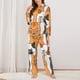 thumbnail image 2 of Fotbe Funny Cats Conjunto de Pijama de Manga Larga para Mujer con Estampado, Ropa de Dormir de 2 Piezas, Conjunto de Casa Suave y Cómodo con Bolsillos-XX-Large, 2 of 7